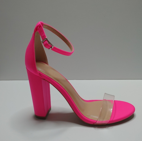Wild Diva | Shoes | New Wild Diva Lounge Neon Pink Heels | Poshmark